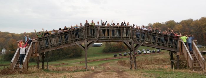 The BPGS Construction Team at Ramsey Farms