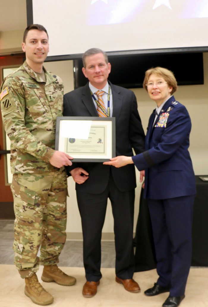 John Groth - Honorary Commander of the 160th Engineer Company, Delaware Army National Guard