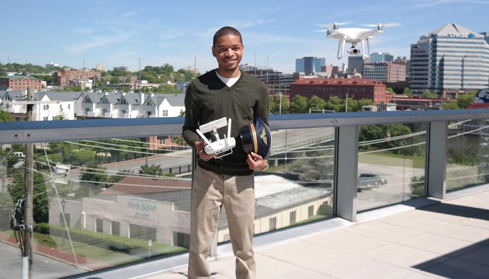 Michael Edelin is Drone certified