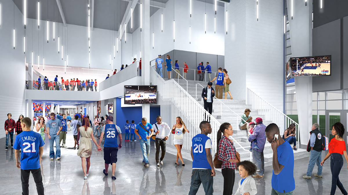 BPGS Construction 76ers fieldhouse project